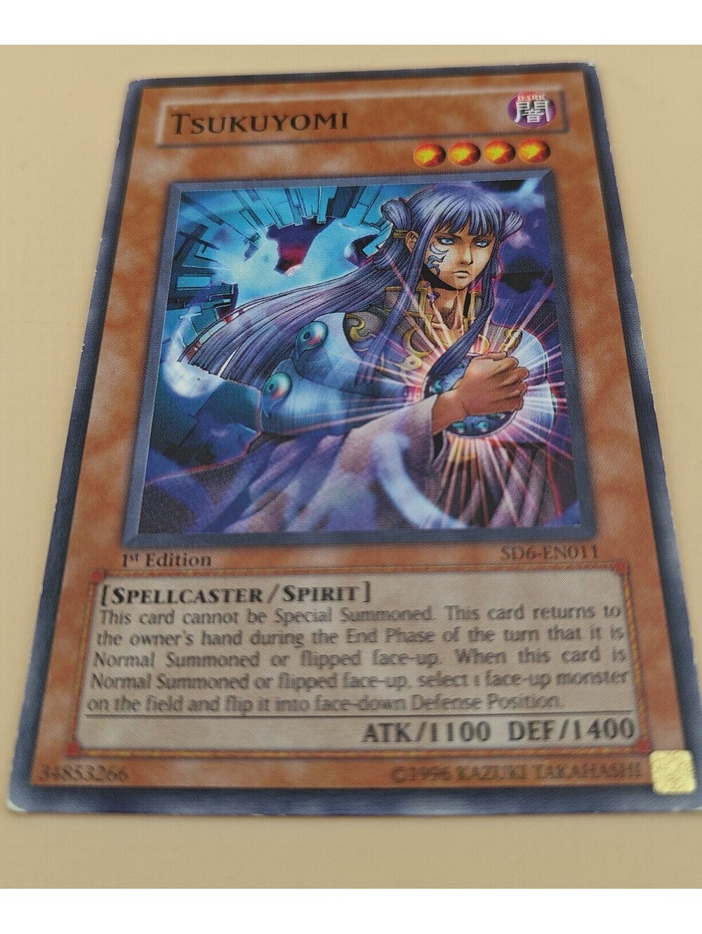 Yu-Gi-Oh! Tsukuyomi SD6-EN011 Spellcaster's Judgment Common Lightly Played